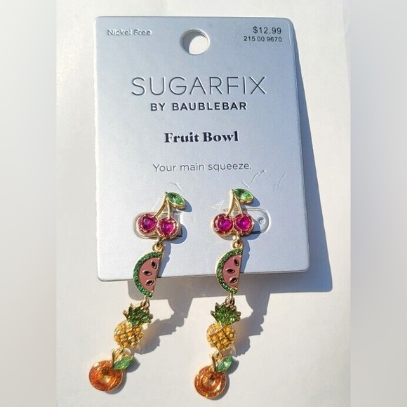 BaubleBar Jewelry Nwt Sugarfix By Baublebar Fruit Bowl Earrings
